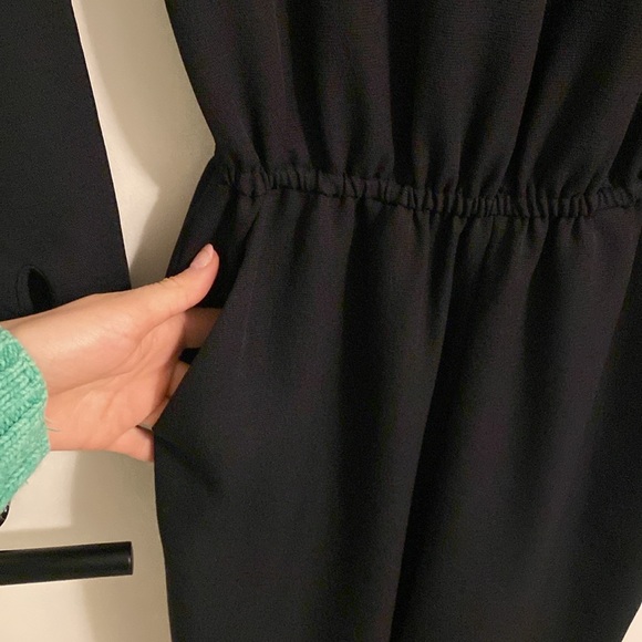 Long sleeve black jumpsuit - Picture 3 of 4